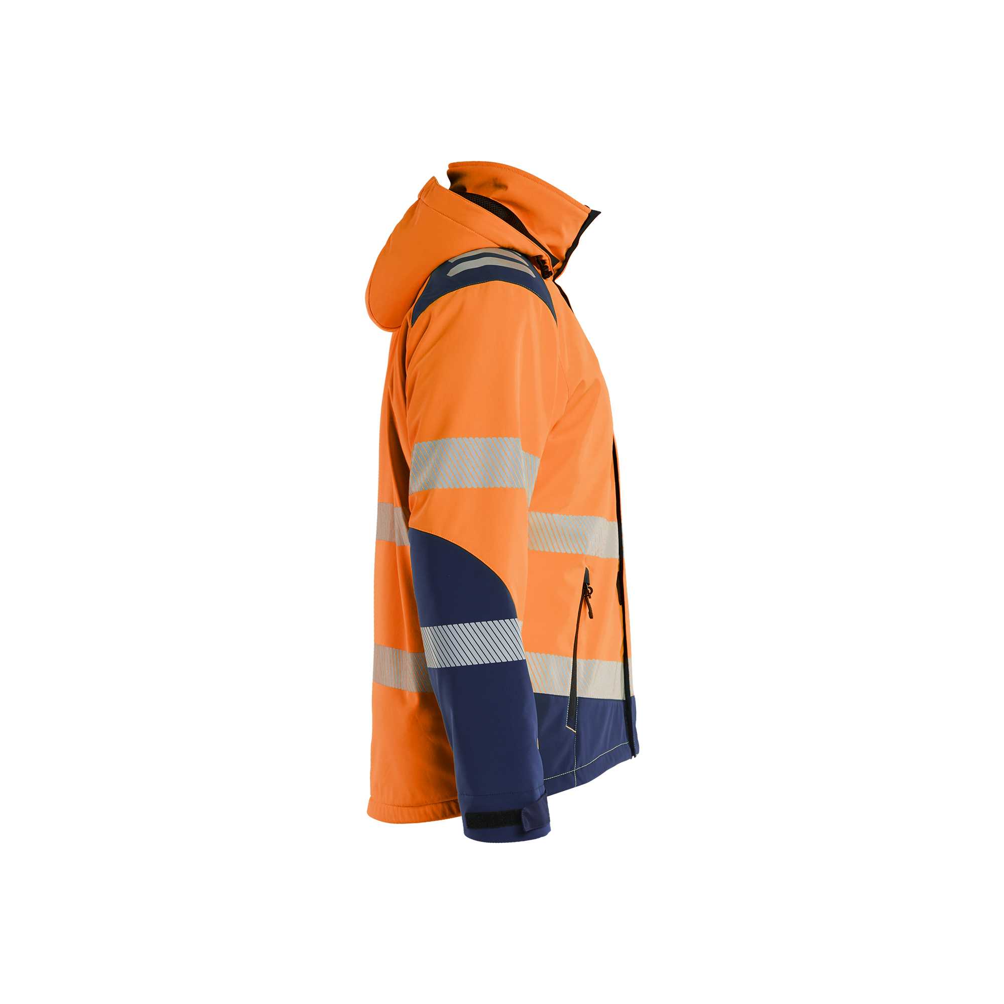 BLAKLADER 44002513 Hi vis Lightweight lined Winter Softshell Jacket Work Jacket MEN - Waterproof